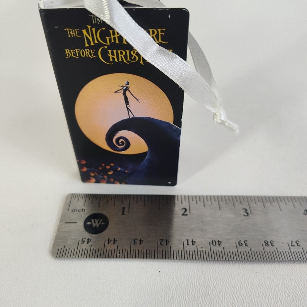 Hallmark Nightmare Before Christmas VHS TAPE ORNAMENT Exclusive - Picture 4 of 4